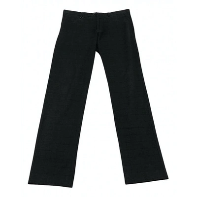 Pre-owned Ermenegildo Zegna Trousers In Anthracite