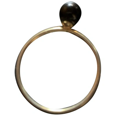 Pre-owned Delphine Pariente Silver Ring In Black
