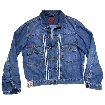 Pre-owned Hugo Boss Blue Denim - Jeans Jacket