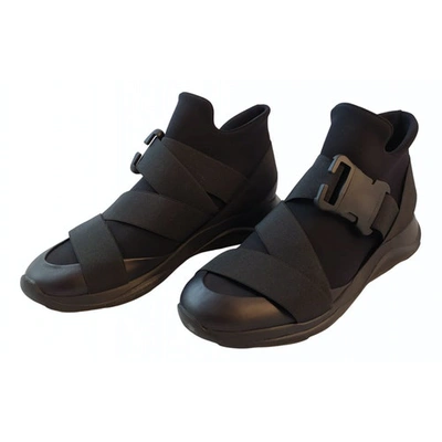 Pre-owned Christopher Kane High Trainers In Black