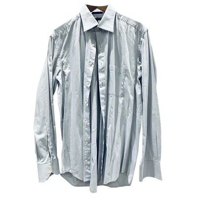 Pre-owned Donna Karan Shirt In Grey