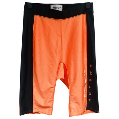 Pre-owned Ambush Shorts In Orange