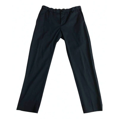 Pre-owned Calvin Klein Slim Pants In Blue