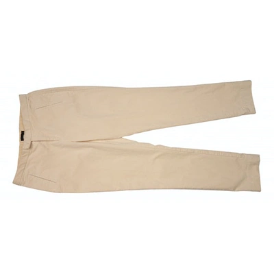 Pre-owned Atm Anthony Thomas Melillo Straight Jeans In Beige