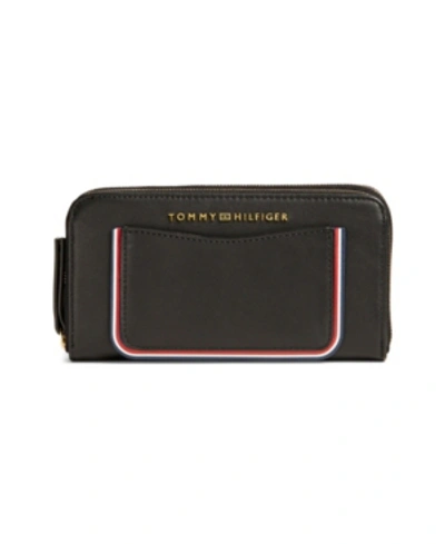 Tommy Hilfiger Liliana Double Compartment Wallet In Black