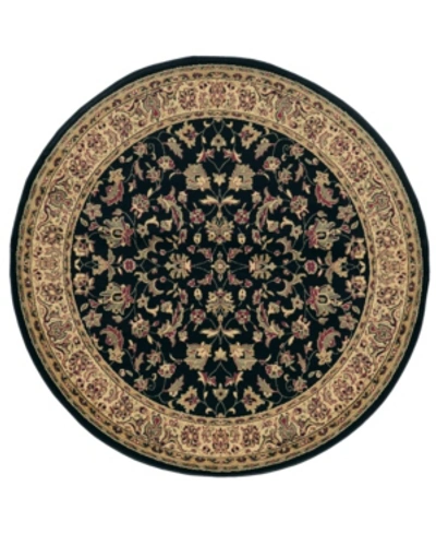 Km Home Closeout!  Umbria 953 5'3" X 5'3" Round Rug In Black