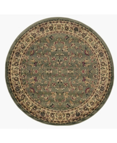 Km Home Closeout!  Umbria 953 5'3" X 5'3" Round Rug In Green