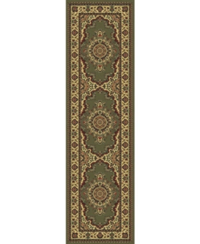 Km Home Closeout!  Umbria 1191 2'2" X 7'7" Runner Rug In Green