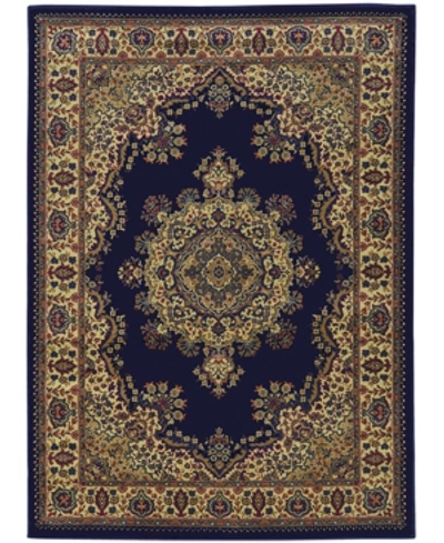 Km Home Closeout!  Umbria 1191 3'3" X 4'11" Area Rug In Blue
