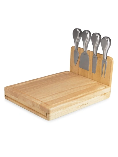 Picnic Time Asiago Cheese Board And Tools Set
