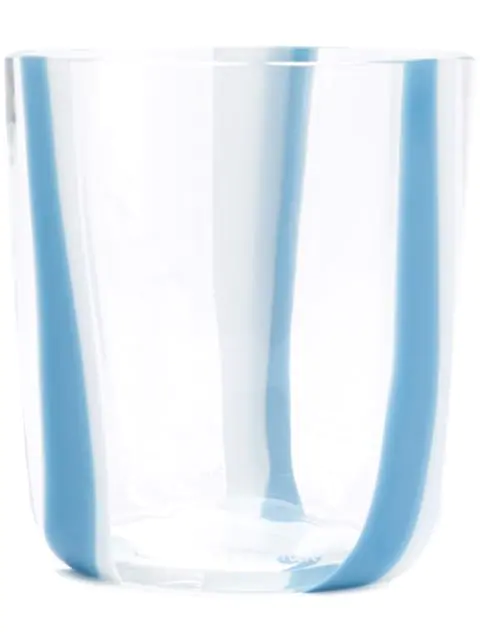 Carlo Moretti striped glass - Blue