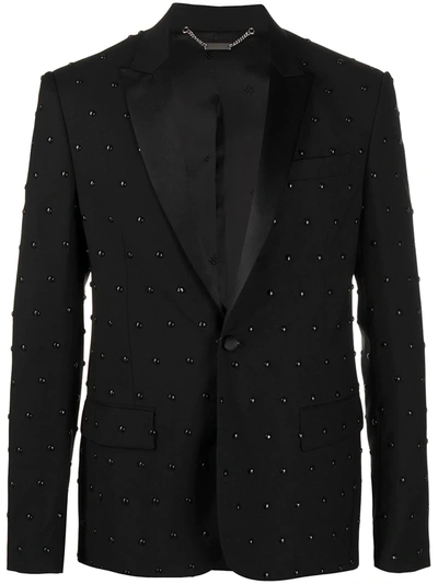 John Richmond Studded Dinner Jacket In Black