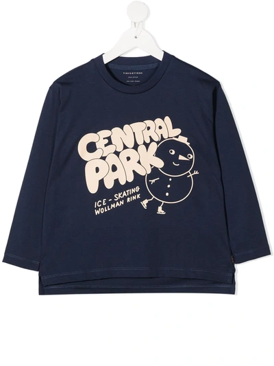 Tiny Cottons Kids' Central Park T-shirt In Blue
