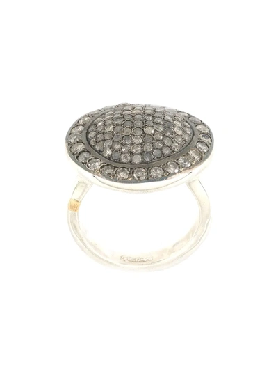 Rosa Maria Diamond-embellished Ring In Silver