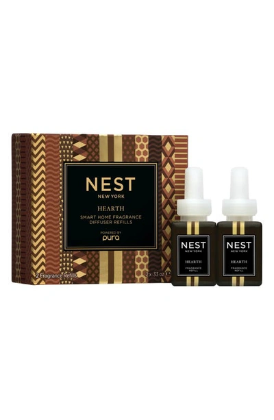 Nest New York Hearth Refill Duo For Pura Smart Home Fragrance Diffuser In Default Title