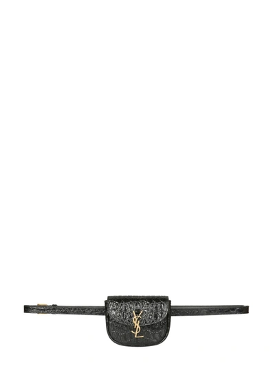 Saint Laurent "kaia" Belt Bag In Black