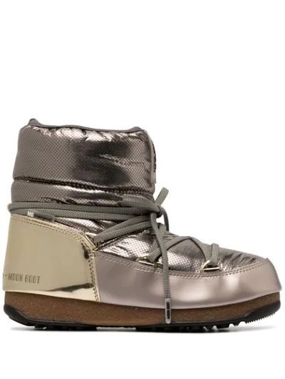 Moon Boot Metallic S In Gold