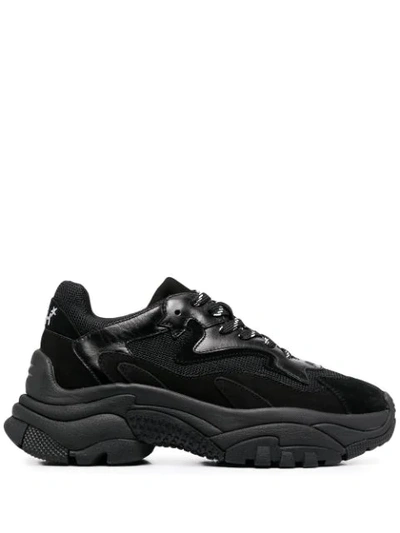 Ash Addict 03 Sneakers In Black Synthetic Fibers