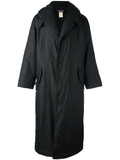 Pre-owned Issey Miyake Padded Coat In Black
