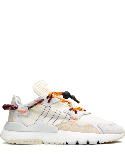 Adidas Originals X Beyonce Ivy Park Nite Jogger Sneakers In Ecru Tint/ Grey/ Orange