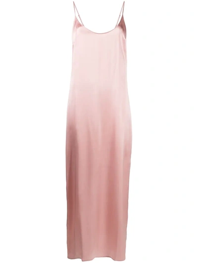 La Perla Spaghetti Strap Dress In Pink