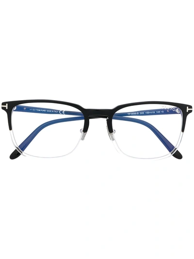 Tom Ford Square-frame Glasses In Black
