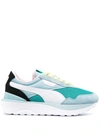 Puma Women's Cruise Rider Silk Road Casual Sneakers From Finish Line In Turquoise/blue/black