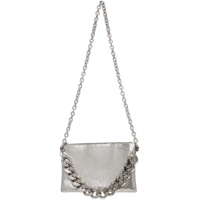 Kara Ssense Exclusive Silver Chain Mail Crossbody Bag