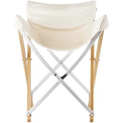 Snow Peak Beige Bamboo Long Take Chair