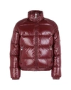 Pyrenex Down Jackets In Maroon