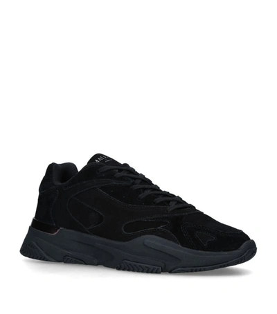 Mallet Lurus Blackwater Suede And Nubuck Leather Trainers