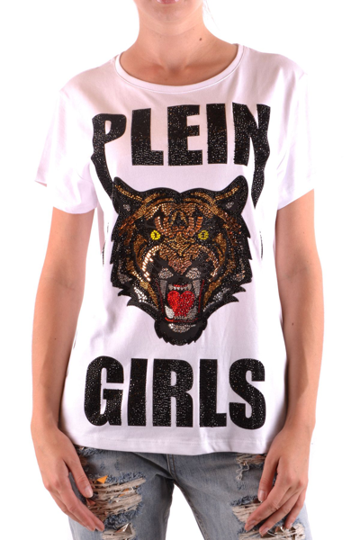 Philipp Plein Women's White Other Materials T-shirt