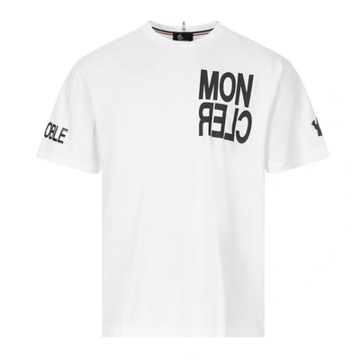 Moncler T-shirt Maglia - Natural In White