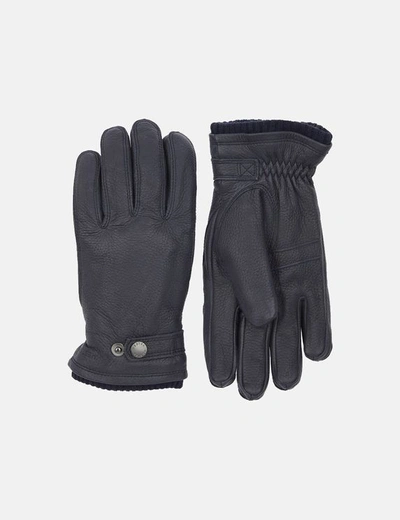 Hestra Utsjo Sport Gloves (leather) In Navy Blue