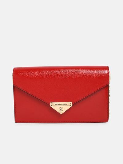 Michael Michael Kors Red Md Grace Clutch