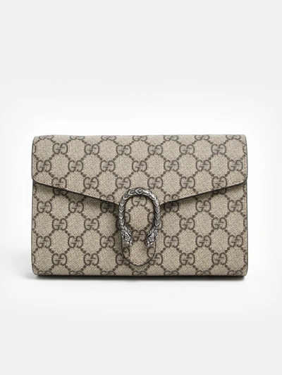 Gucci Portaf.+catena Dionysus Ggsupr In White