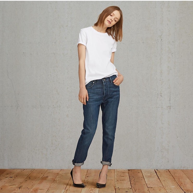 Slouchy Taper Jeans - Soft Worn | ModeSens