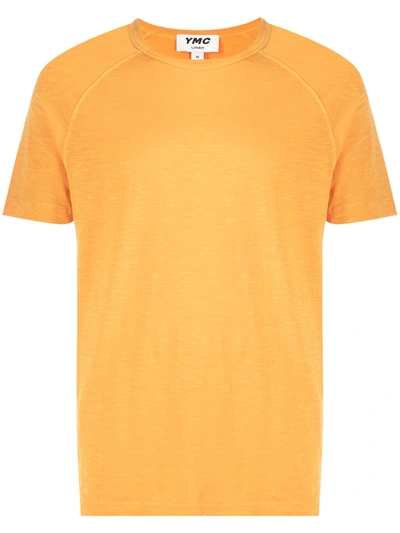 Ymc You Must Create Short-sleeved Cotton T-shirt In Orange