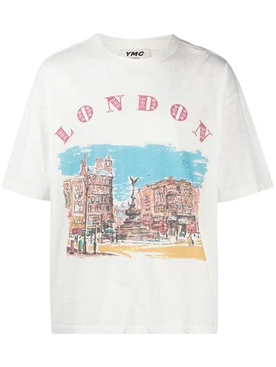 Ymc You Must Create London Graphic-print T-shirt In White