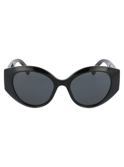 Gucci Eyewear Cat Eye Sunglasses In Black