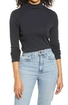 Vineyard Vines Turtleneck Top In Jet Black