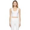 Wardrobe.nyc Release 02 Scoop-neck Jersey Cropped Top In White