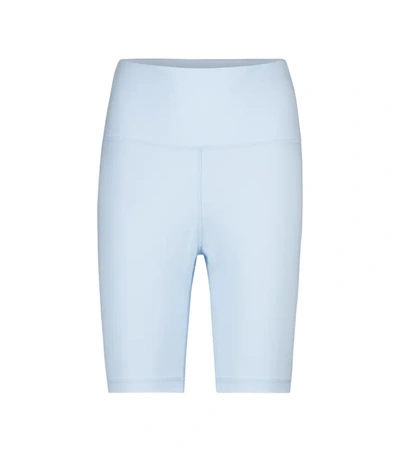 Wardrobe.nyc Release 02 High-rise Jersey Bike Shorts In Light Blue