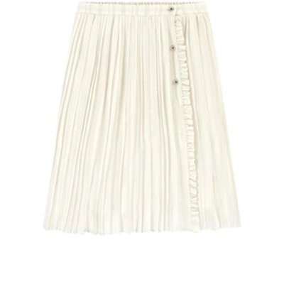 Chloé Kids'  Cream Mini Me Pleated Skirt