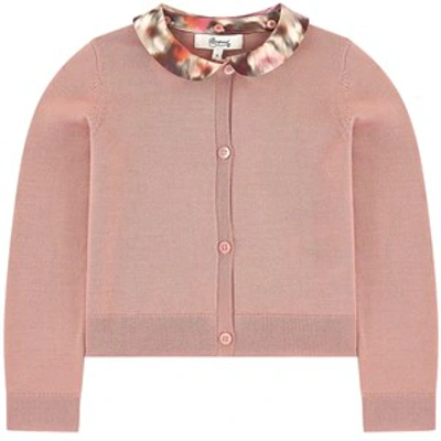 Bonpoint Babies' Pink Wool Cardigan