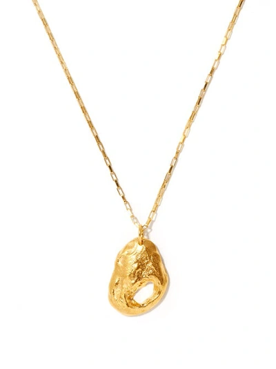 Alighieri Womens Gold The Clouds In Your Mind 24ct Gold-plated Bronze Pendant Necklace