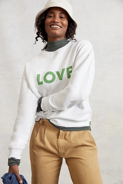 Kule The Love Sweatshirt In White