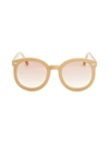 Karen Walker Super Duper Sunglasses In Tan