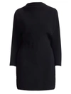 A.l.c Marin Cowl Neck Mini Dress In Black