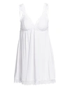 Eberjey Women's Matilda Lace & Jersey Chemise In White